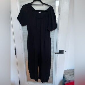 Women's Black Wide Leg Jumpsuit